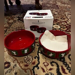 Waechtersbach Peanuts Snoopy Soup Bowls.